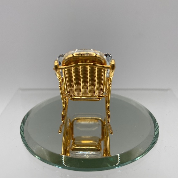Swarovski Crystal Memories Miniature Times Past Rocking Chair Figurine - Picture 3 of 14